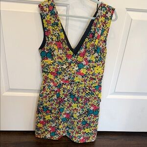 BCBGeneration Floral Multicolor Mini Dress